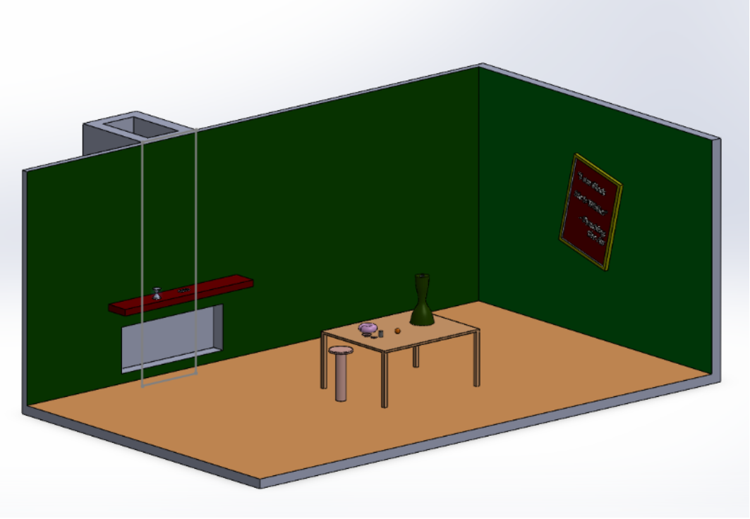 Dinner Table CAD preview